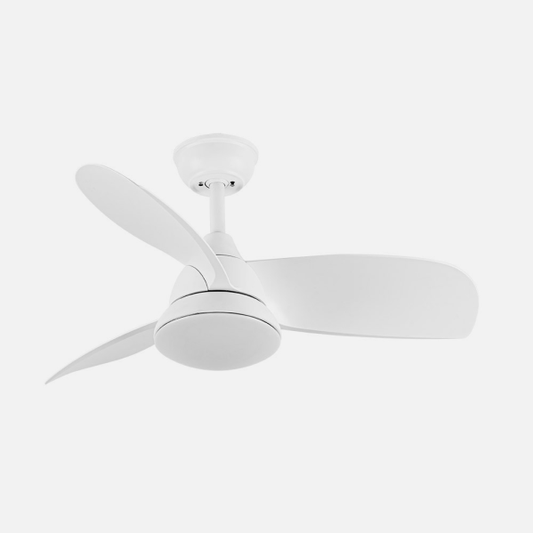 ALT IMAGE
Ventilador de techo Atomo Blanco 24W, modelo 212991301 de Abria con 3 aspas, 91 cm de diámetro, motor DC eficiente. Diseño moderno ideal para interiores domésticos. Incluye luz LED integrada con intensidad regulable.