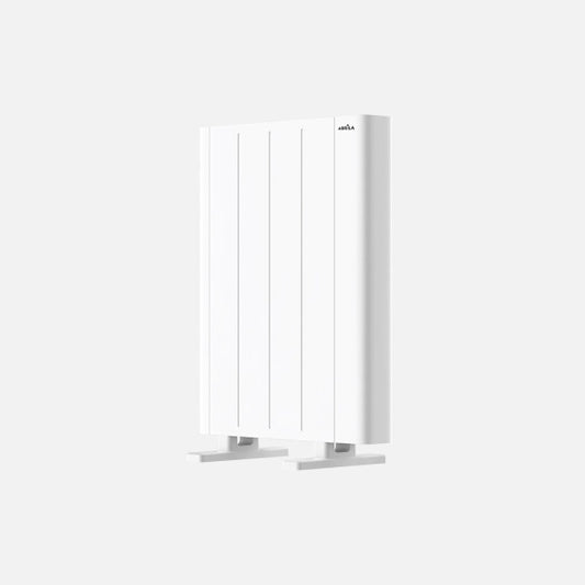 Emisor térmico Point Blanco de 600W por Abrila, calefacción portátil programable con ahorro energético, fabricado en aluminio AI2, diseño blanco para uso doméstico, modelo 250406001