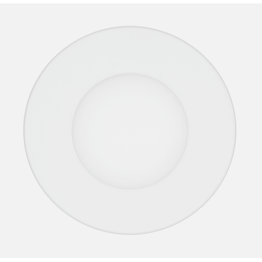 Downlight LED blanco 3W empotrable de interior, Fabrilamp modelo A08580301S, iluminación técnica con marco