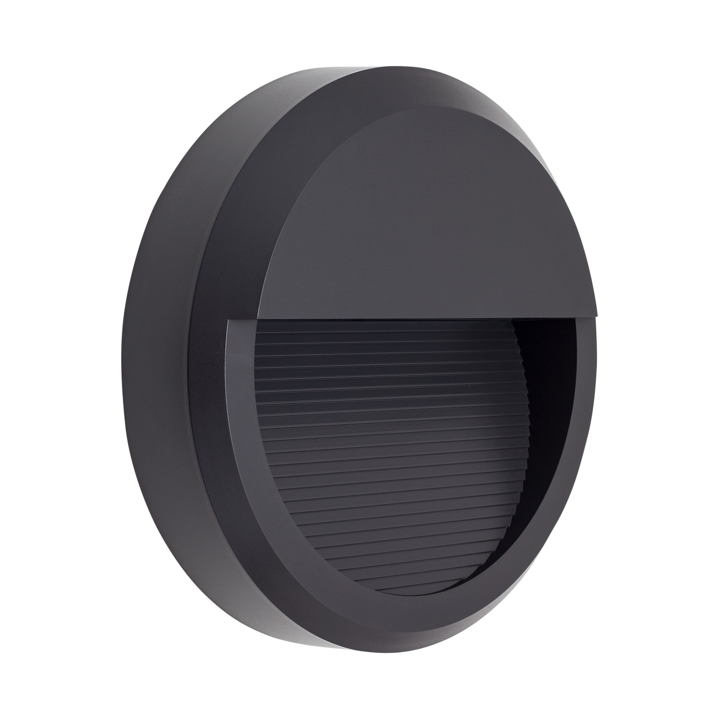 Aplique exterior Lordelo gris oscuro de Fabrilamp, modelo A18760855B, cuerpo de metal con iluminación LED para jardín, iluminación exterior, diseño moderno.