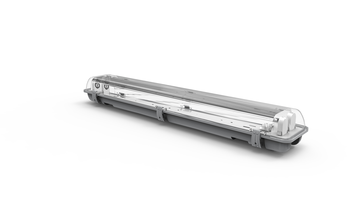 Pantalla estanca Linestra transparente, 150 cm, para iluminación interior IP65 – Fabrilamp LED210025