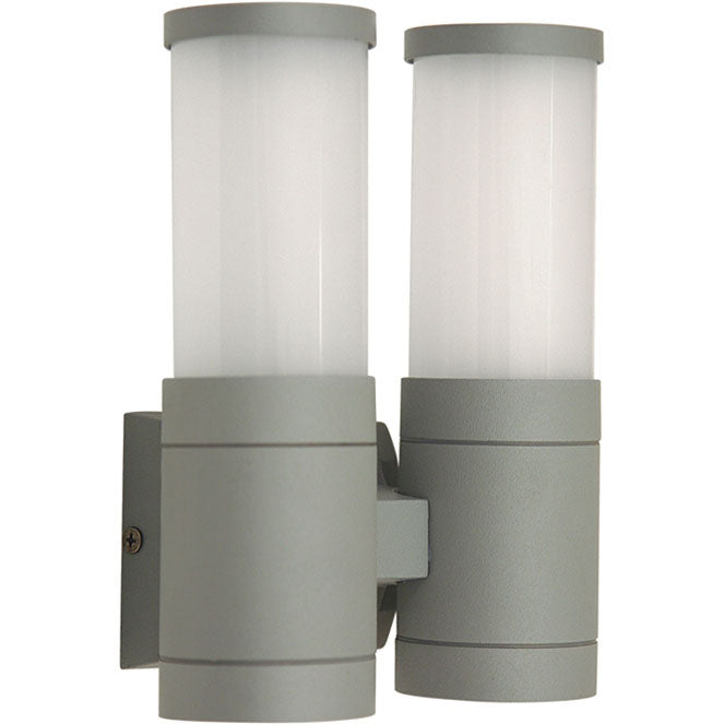 Gladys Aplique Estanco Gris LUMIT GLADYS 2T CI para exterior resistente