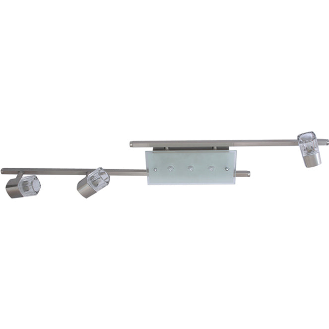 Plafón AFONSO Niquel 6 Luces LUMIT HP-790FG-03-856G para techo