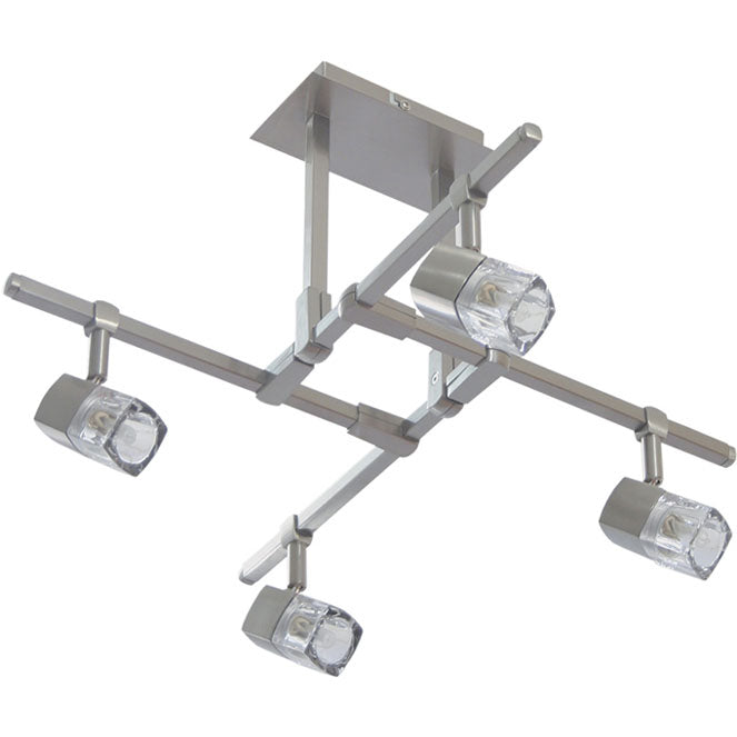 LUMIT AFONSO Lámpara de Techo Niquel, LUMIT, HP-913-04-856G
