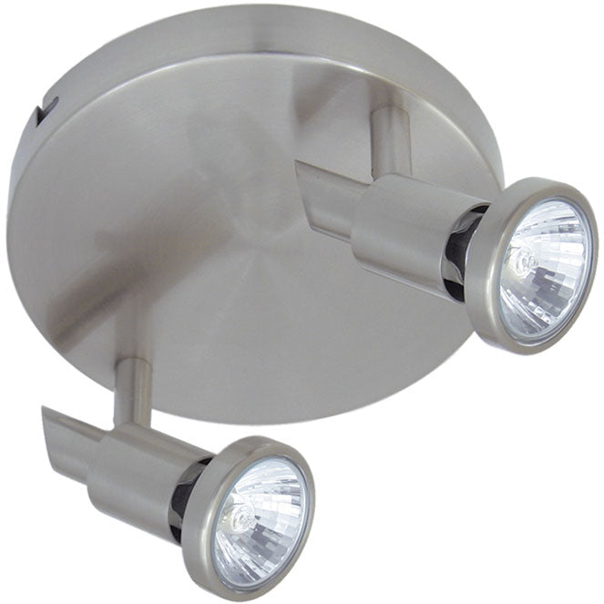 Plafón LAURENTINO LUMIT para 2 bombillas GU10, HP-918-02-8Z NI*, iluminación interior.