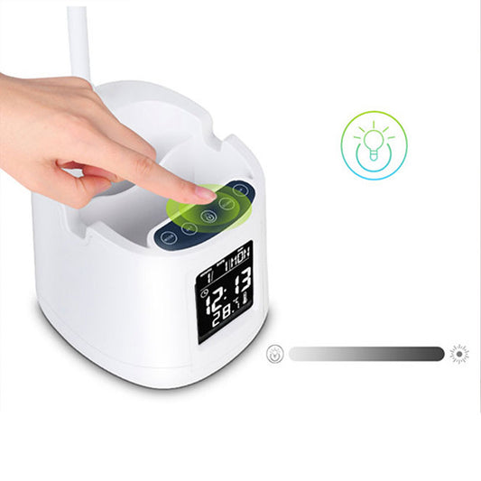 Flexo de Sobremesa LED Kalim 5W con Display Digital Blanco Belair Interlusa - imagen 2 | Interlusa