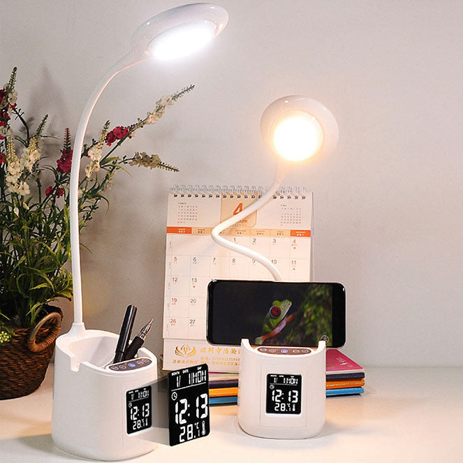 Flexo de Sobremesa LED Kalim 5W con Display Digital Blanco Belair Interlusa - imagen 3 | Interlusa