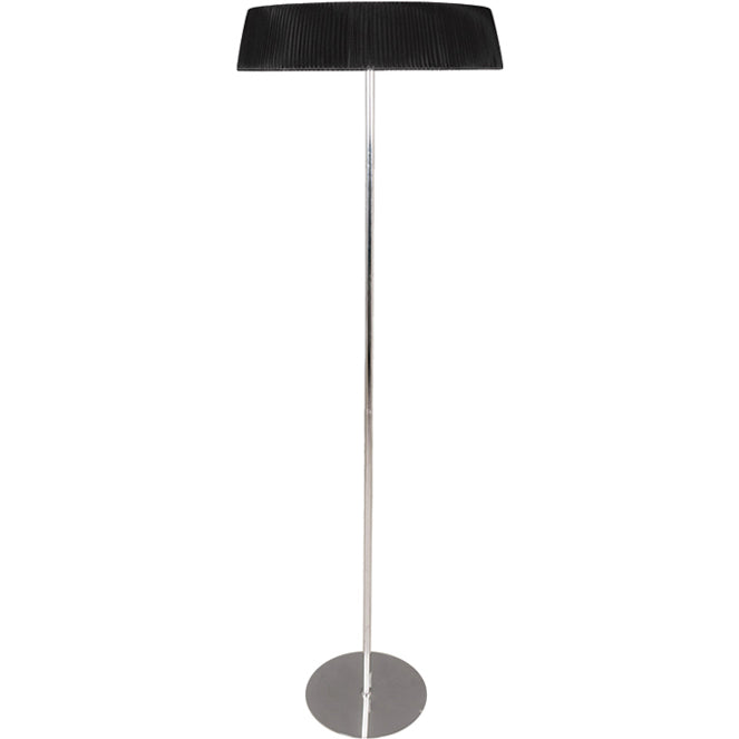 Lámpara de Pie ASTRID 160 cm 3xE27 Negro y Cromo Interlusa - vista principal | Interlusa · Ref. ML9512 PR