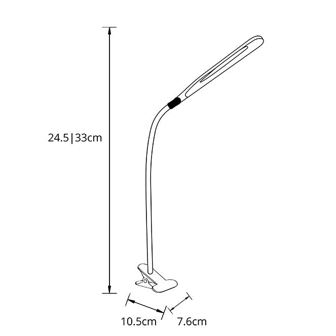 Flexo de Sobremesa LED PAVIA 5W Blanco Regulable Belair Interlusa - imagen 3 | Interlusa