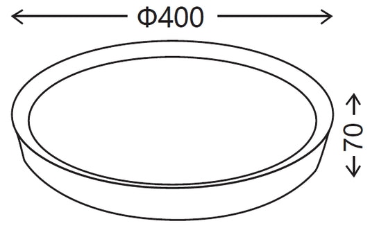 Medias Plafón LED Plafón LED 44W de Lámparas Muñoz e hijos (Plafón LED) en color Blanco-Madera con diseño circular - Ref 9340MB