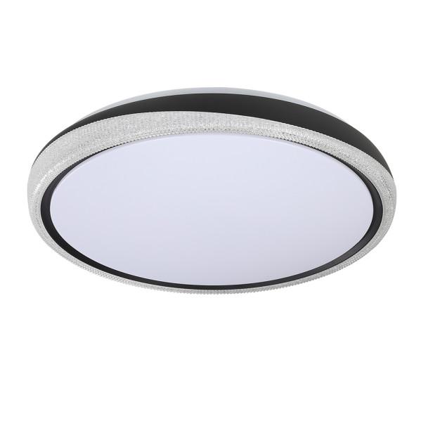 Plafón LED Charro Negro 144W 11520lm Fabrilamp para iluminación interior regulable en dormitorios y salones.