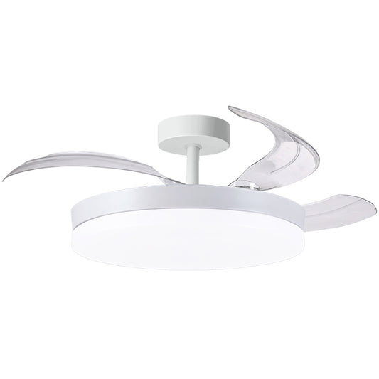 Ventilador de Techo con Luz APOLO 108 cm Aspas Retráctiles Blanco Interlusa - imagen 2 | Interlusa