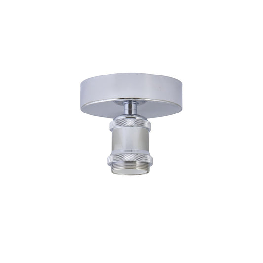 Plafón Moderno Bombilla Elkan CROMO – vista 2 · Ref. 60332