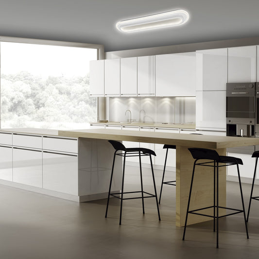 Plafón Moderno LED Link BLANCO – vista 2 · Ref. 11292