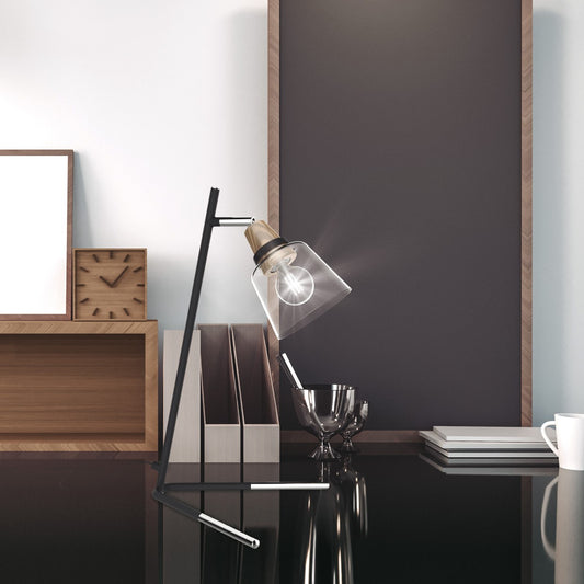 Sobremesa moderno Indigo NEGRO – vista 2 · Ref. 11046