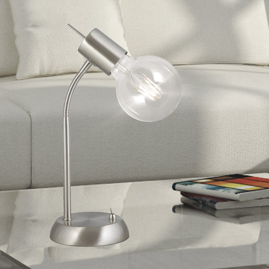 Sobremesa moderno Tenor NIQUEL SATINADO – vista 2 · Ref. 10920