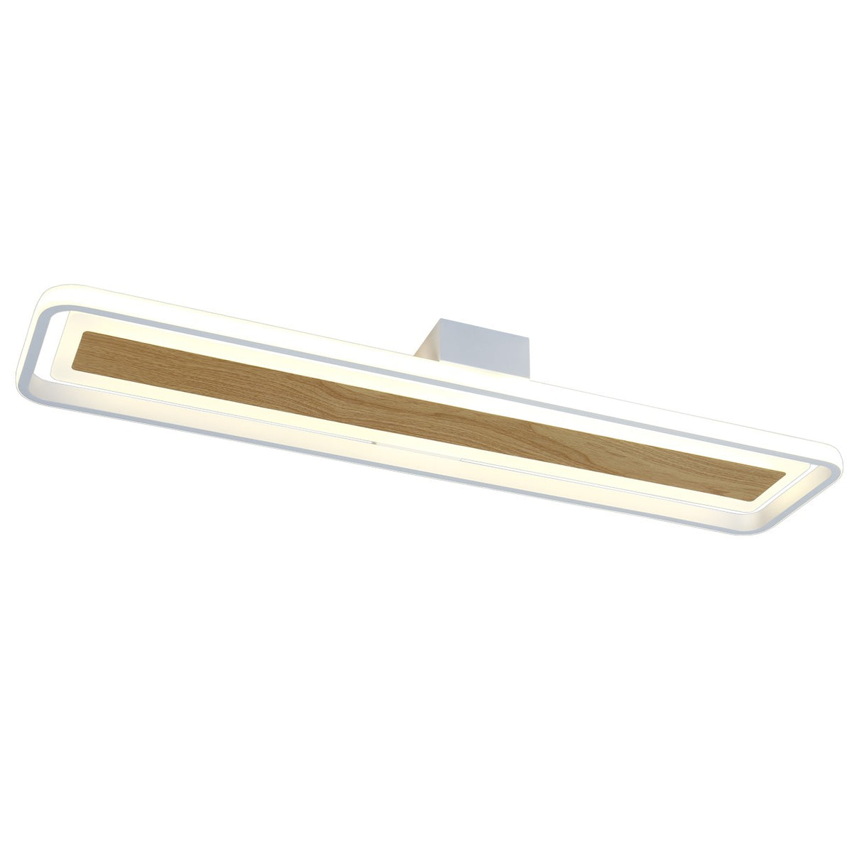 Plafón Moderno LED Volano Blanco / Madera – vista 7 · Ref. 11985