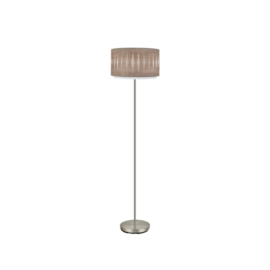 Pie Salón moderno Alexandra Níquel / Madera Gris – vista principal · Ref. 177841083