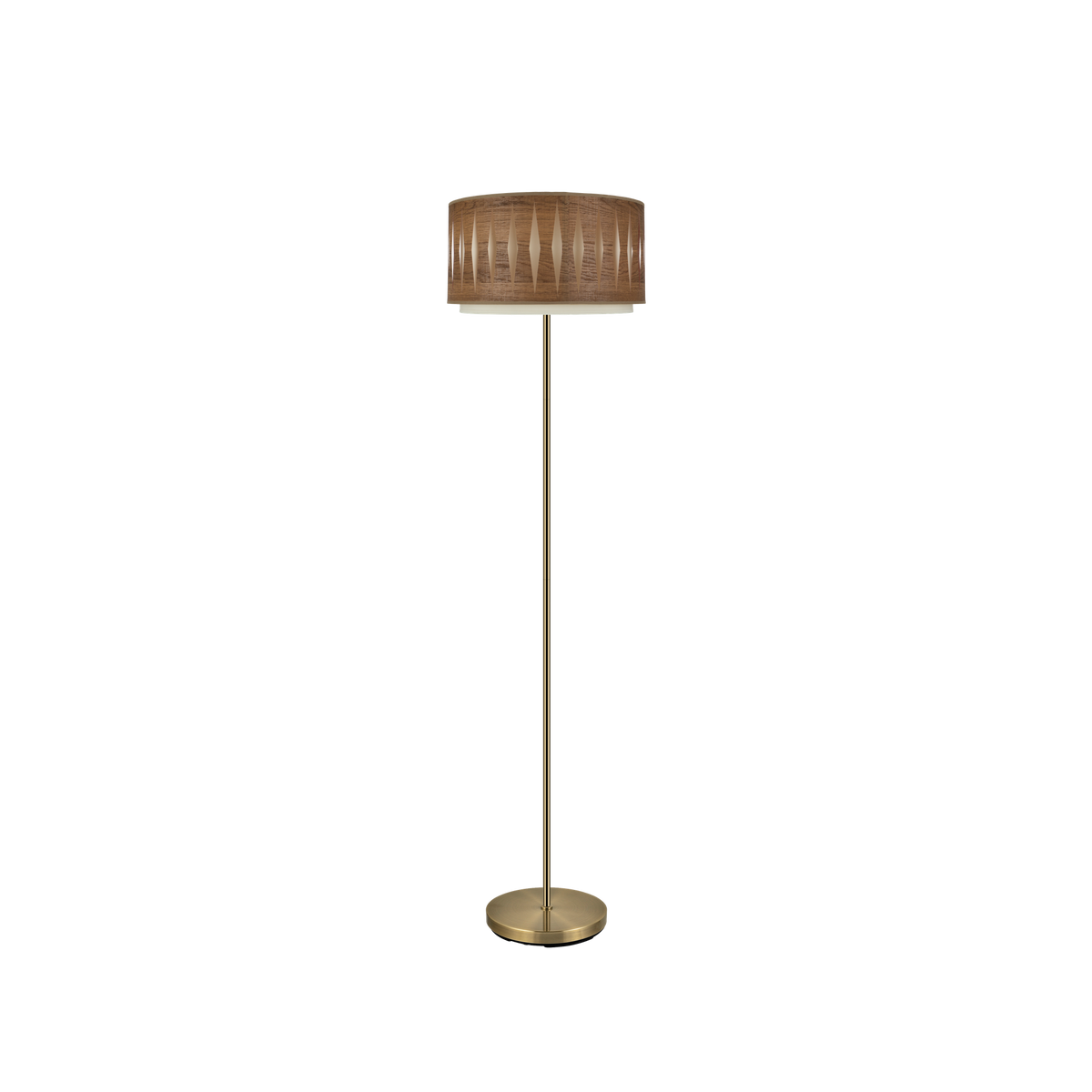 Lámpara de Pie Alexandra 162 cm Doble Pantalla Calada Fabrilamp - vista principal | Fabrilamp / Abrila · Ref. 177841084