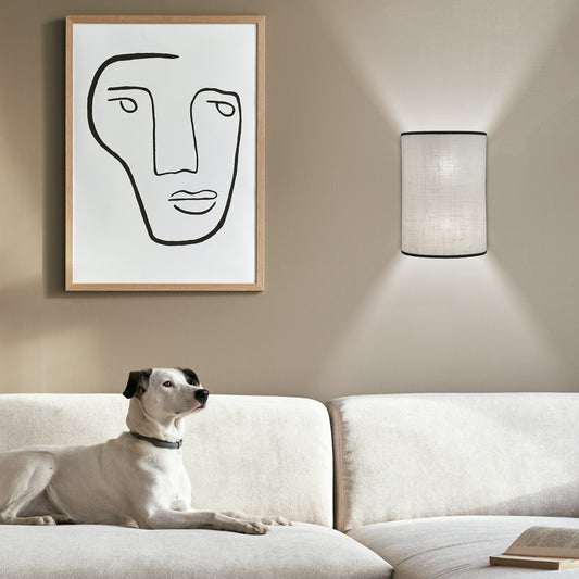 Medidas Aplique Pared Dafne Beige AJP Alemar Ref. 60182 - luzguru.com