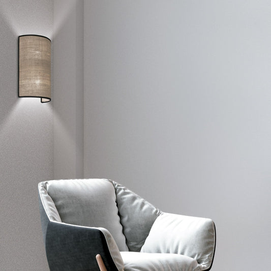 Aplique de pared Dafne marrón AJP/Alemar (Ref. 60184) - Medidas. Luzguru.com