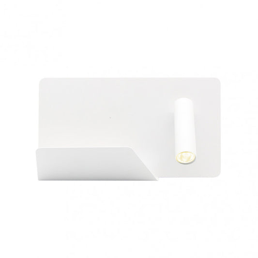 Aplique con Foco Orientable Miguel Ángel 3W Blanco con USB Fabrilamp - imagen 2 | Fabrilamp / Abrila
