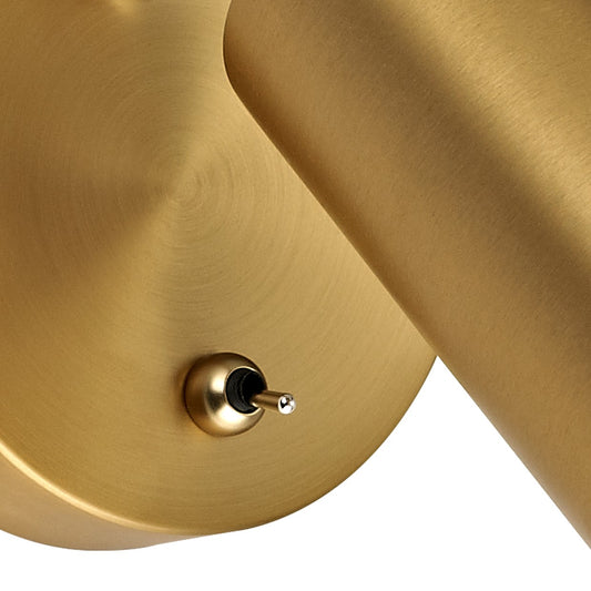 Medidas aplique pared Antia, Ref. 11161, AJP/Alemar. Latón. LuzGUru.com