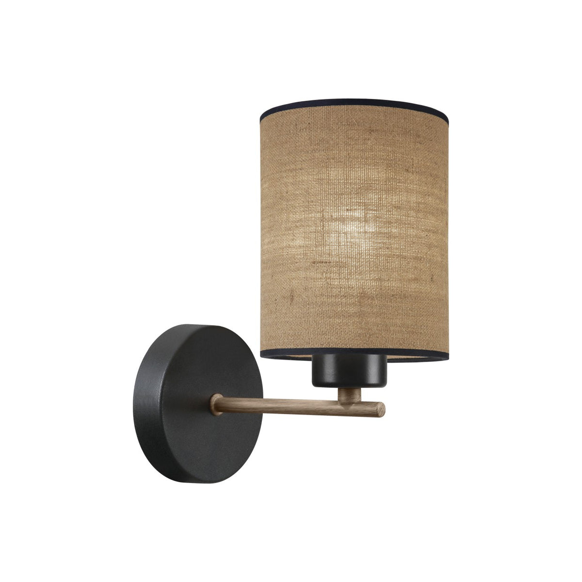 Aplique de Pared Berta Negro-Marrón 11806 - AJP / Alemar - luzguru.com