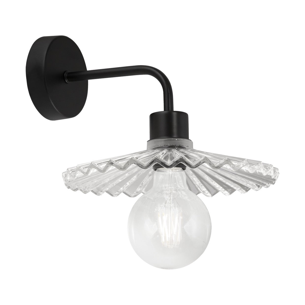 Aplique de pared AJP / Alemar Cora 11100 - Negro - luzguru.com