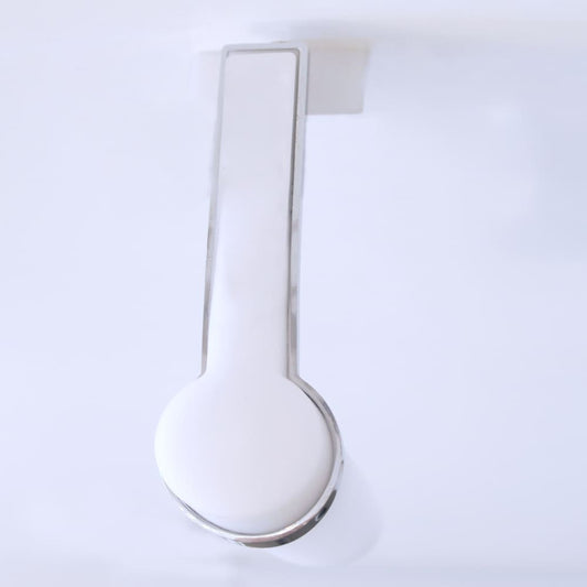 Aplique Mallorca fabricado en metal color blanco