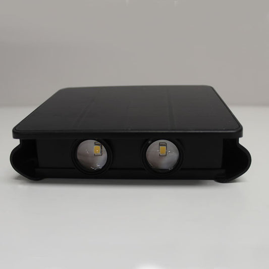 Aplique Nil fabricado en ABS color negro para iluminación exterior