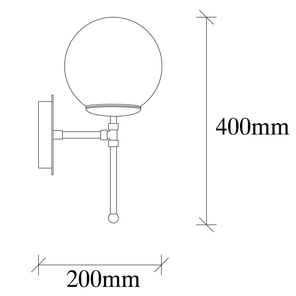 Lámpara de pared elegante ideal para salón o dormitorio