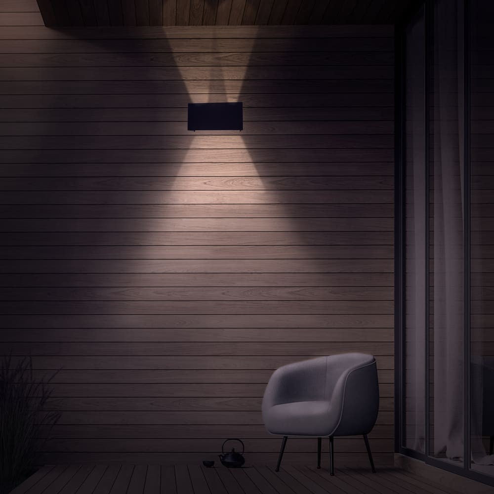 Iluminación moderna y resistente ideal para tu terraza o jardín