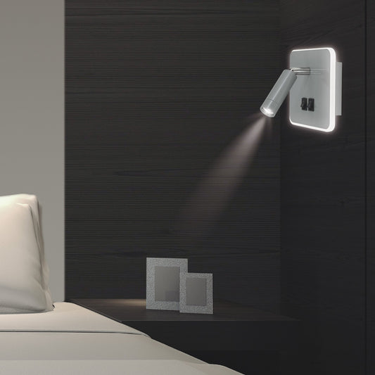 Medidas aplique LED Moragues Plata AJP/Alemar Ref. 10997 - luzguru.com