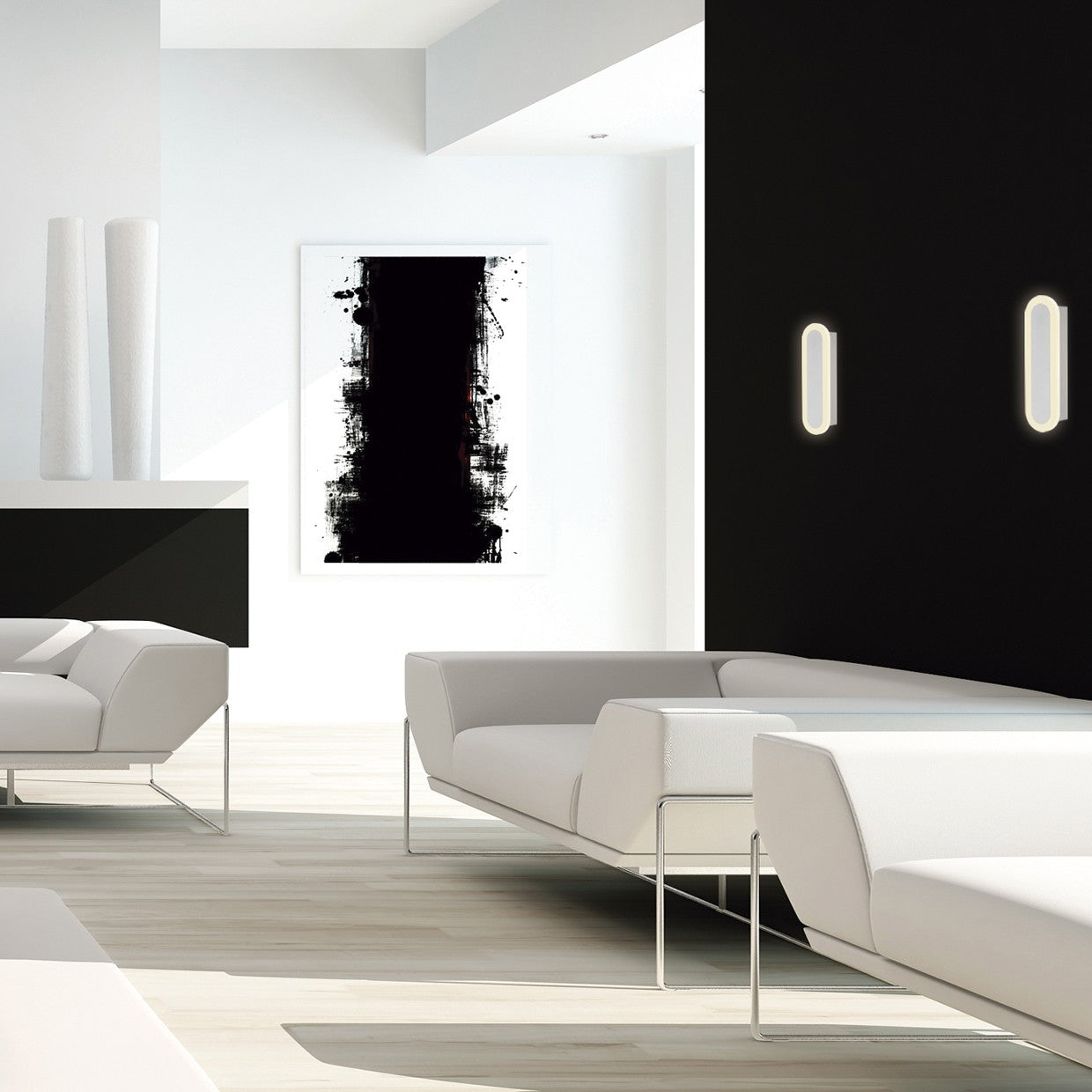 Medidas Aplique LED Sultán Blanco 8W 3000K - AJP/Alemar Ref. 11326 - LuzGuru