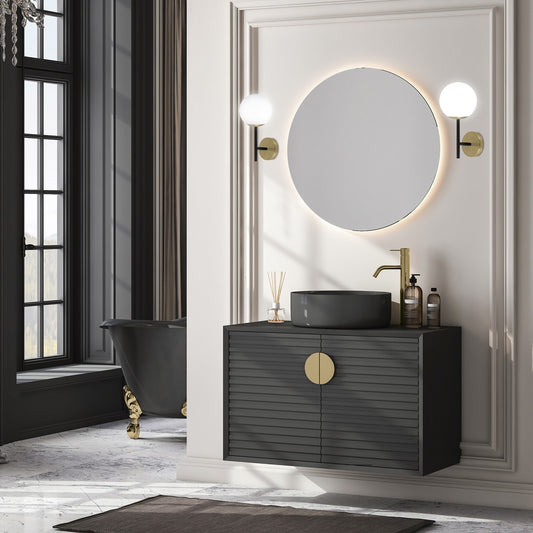 Aplique Pippa Latón-Negro AJP Alemar 11413 - Detalles. Iluminación elegante para salón y dormitorio. LUZGURÚ