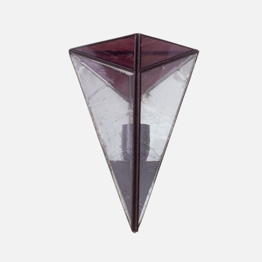 Aplique Piramide fabricado en color Rojo y Violeta