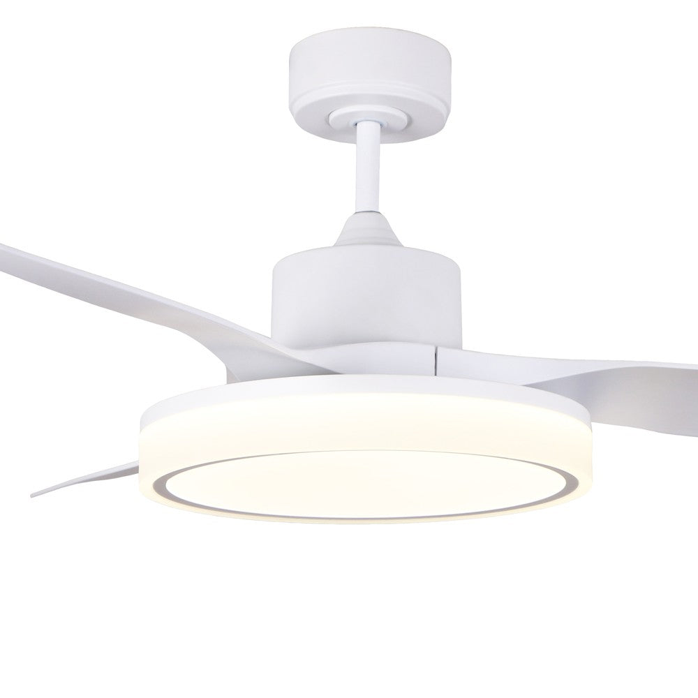 Elegante ventilador de techo blanco ideal para el salón o dormitorio