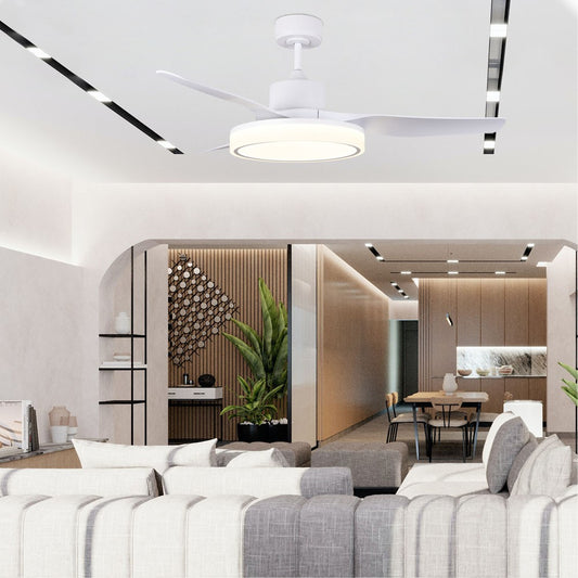 Ventilador de techo Aran fabricado en Blanco, ideal para refrescar tu hogar