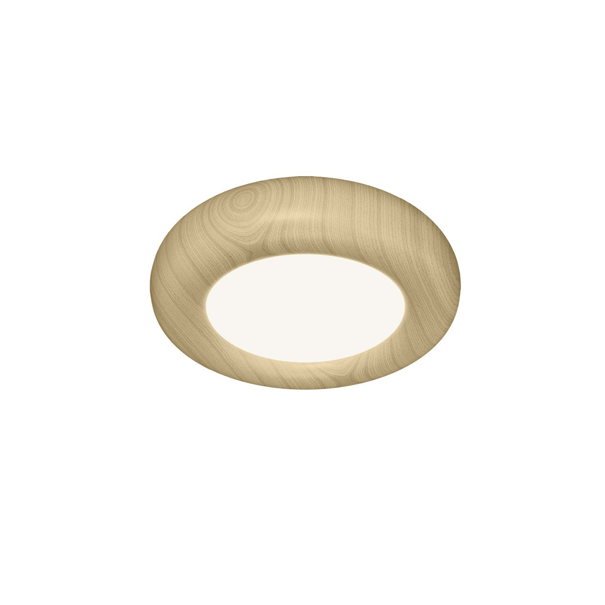 Plafón LED Anson madera 12W ALEMAR - Vista principal con diseño compacto