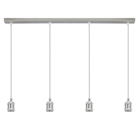 Medidas Barra de Luces Elkan 4L Niquel Satinado AJP/Alemar Ref. 60328 - LuzGuru