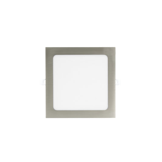 Downlight Empotrable Basalto 12W 6500K Níquel Cuadrado Fabrilamp - imagen 2 | Fabrilamp / Abrila · Ref. 146981203