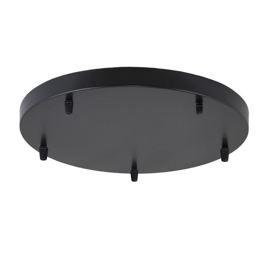 Base redonda negra 5L AJP/Alemar PERSONALIZA - Ref. 60313 - Medidas detalladas. luzguru.com