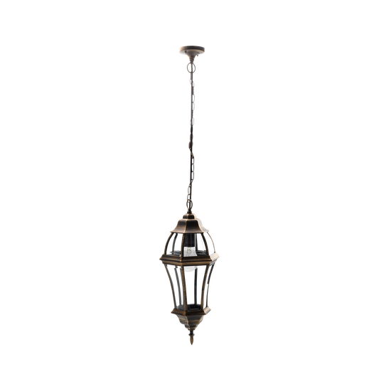 Lámpara Colgante de Exterior Becrux 1xE27 IP44 Fabrilamp - vista principal | Fabrilamp / Abrila · Ref. 149691016