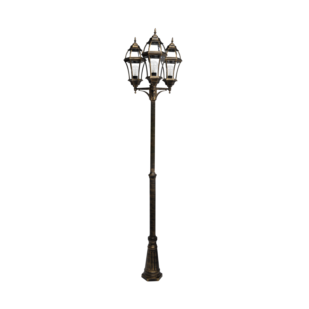 Farola de Exterior Becrux 3 Luces E27 IP44 Fabrilamp - vista principal | Fabrilamp / Abrila · Ref. 149643016
