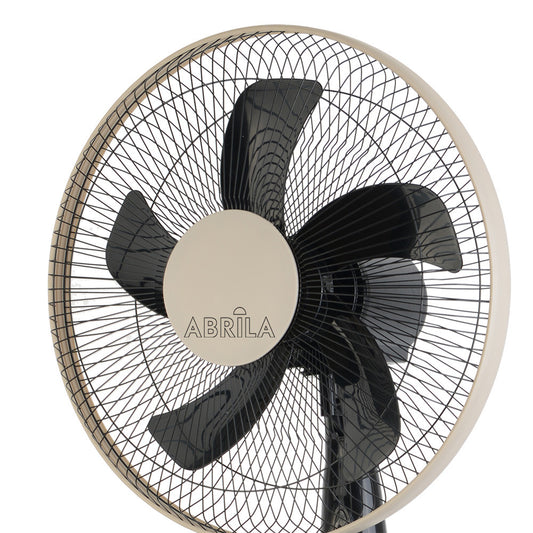 Ventilador de Pie Belmonte 45W Negro y Beis Altura Regulable Fabrilamp - imagen 2 | Fabrilamp / Abrila · Ref. 213841078