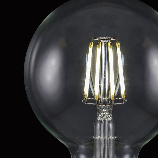 Medidas Bombilla LED Globo AJP/Alemar FS0049, 6W, 660 lúmenes, luz neutra 4000K. LuzGuru.