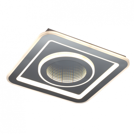 Plafón Moderno LED Bóveda Blanco – vista 2 · Ref. 99.SQ1