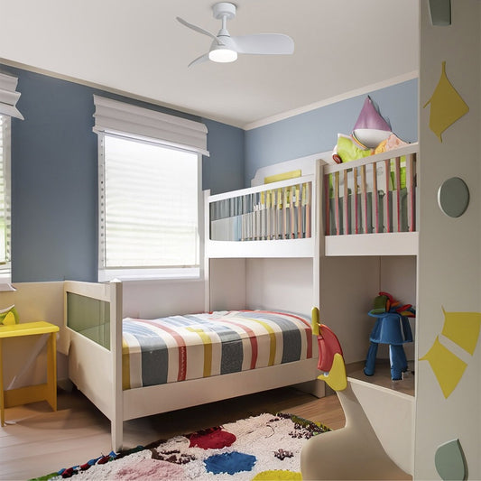 Ventilador Byan fabricado en Acero color Blanco con aspas ABS