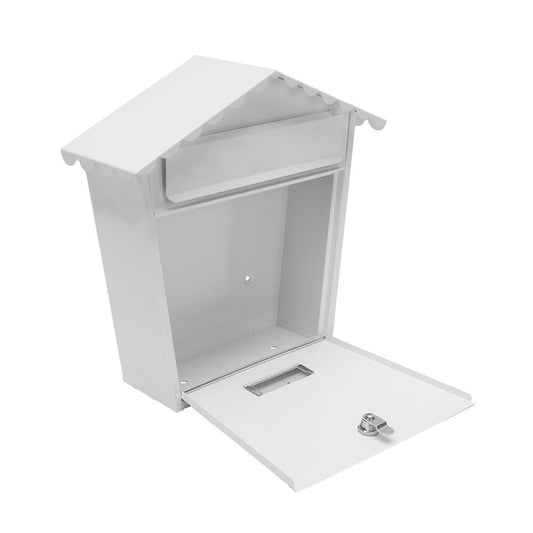 Buzón Olena fabricado en Acero Galvanizado color Blanco, resistente y duradero